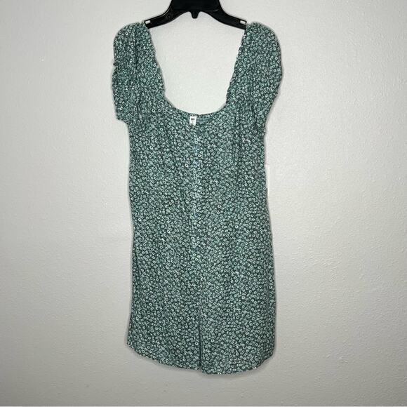 New BP Blue Floral Romper size S - Picture 1 of 5